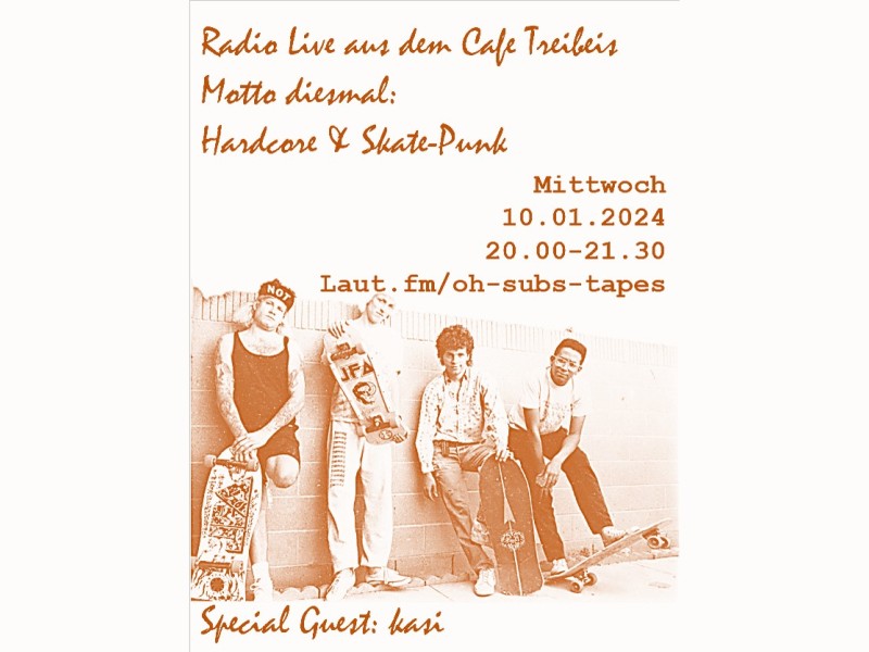 Live Radio aus dem Café Treibeis mit den Oh-Subs-Tapes